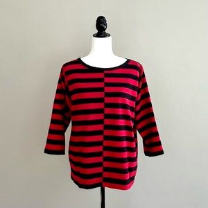 Jones NY Sport striped sweater